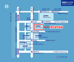 吉田キャンパス周辺地図